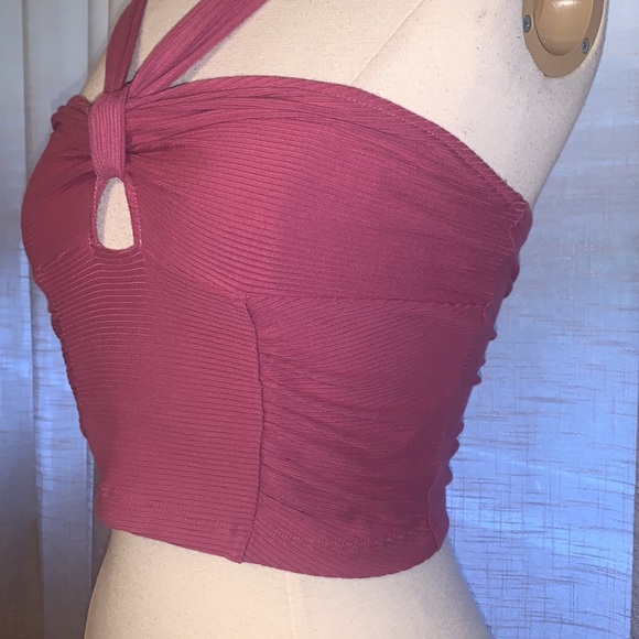 NWT Urban outfitters purple cropped tank size large - Picture 3 of 4
